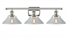 Innovations Lighting 516-3W-PN-G132 - Orwell - 3 Light - 28 inch - Polished Nickel - Bath Vanity Light