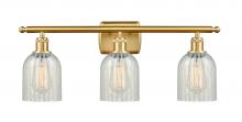 Innovations Lighting 516-3W-SG-G2511 - Caledonia - 3 Light - 25 inch - Satin Gold - Bath Vanity Light