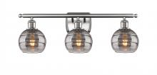 Innovations Lighting 516-3W-SN-G556-6SM - Rochester - 3 Light - 26 inch - Brushed Satin Nickel - Bath Vanity Light