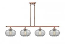 Innovations Lighting 516-4I-AC-G247 - Gorham - 4 Light - 48 inch - Antique Copper - Cord hung - Island Light