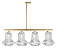 Innovations Lighting 516-4I-SG-G212 - Springwater - 4 Light - 50 inch - Satin Gold - Cord hung - Island Light