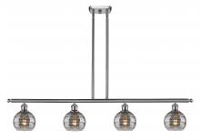 Innovations Lighting 516-4I-SN-G556-6SM - Rochester - 4 Light - 48 inch - Brushed Satin Nickel - Cord hung - Island Light