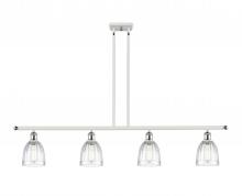 Innovations Lighting 516-4I-WPC-G442 - Brookfield - 4 Light - 48 inch - White Polished Chrome - Cord hung - Island Light