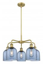 Innovations Lighting 516-5CR-BB-G558-6BL - Bella - 5 Light - 24 inch - Brushed Brass - Chandelier