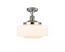 Innovations Lighting 517-1CH-PN-G691-12 - Bridgeton - 1 Light - 12 inch - Polished Nickel - Semi-Flush Mount