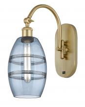 Innovations Lighting 518-1W-SG-G557-6BL - Vaz - 1 Light - 6 inch - Satin Gold - Sconce