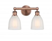 Innovations Lighting 616-2W-AC-G441 - Brookfield - 2 Light - 15 inch - Antique Copper - Bath Vanity Light