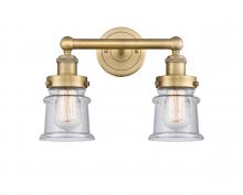 Innovations Lighting 616-2W-BB-G184S - Canton - 2 Light - 14 inch - Brushed Brass - Bath Vanity Light