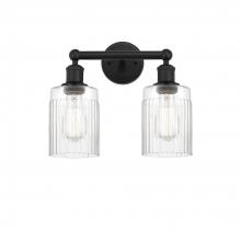 Innovations Lighting 616-2W-BK-G342 - Hadley - 2 Light - 14 inch - Matte Black - Bath Vanity Light