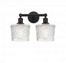 Innovations Lighting 616-2W-BK-G402 - Niagara - 2 Light - 16 inch - Matte Black - Bath Vanity Light