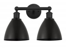 Innovations Lighting 616-2W-BK-MBD-75-BK - Bristol - 2 Light - 17 inch - Matte Black - Bath Vanity Light