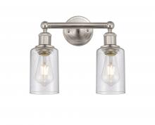 Innovations Lighting 616-2W-SN-G804 - Clymer - 2 Light - 13 inch - Brushed Satin Nickel - Bath Vanity Light