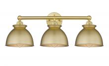 Innovations Lighting 616-3W-SG-M14-SG - Adirondack - 3 Light - 26 inch - Satin Gold - Bath Vanity Light