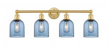 Innovations Lighting 616-4W-SG-G558-6BL - Bella - 4 Light - 33 inch - Satin Gold - Bath Vanity Light