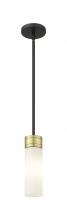 Innovations Lighting 617-1S-BAB-G617-8SWH - Boreas - 1 Light - 3 inch - Black Antique Brass - Stem Hung - Mini Pendant