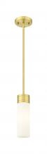 Innovations Lighting 617-1S-SG-G617-8WH - Boreas - 1 Light - 3 inch - Satin Gold - Stem Hung - Mini Pendant