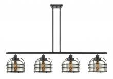 Innovations Lighting 916-4I-BK-G78-CE - Bell Cage - 4 Light - 48 inch - Matte Black - Stem Hung - Island Light