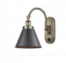 Innovations Lighting 918-1W-AB-M13-BK - Appalachian - 1 Light - 8 inch - Antique Brass - Sconce