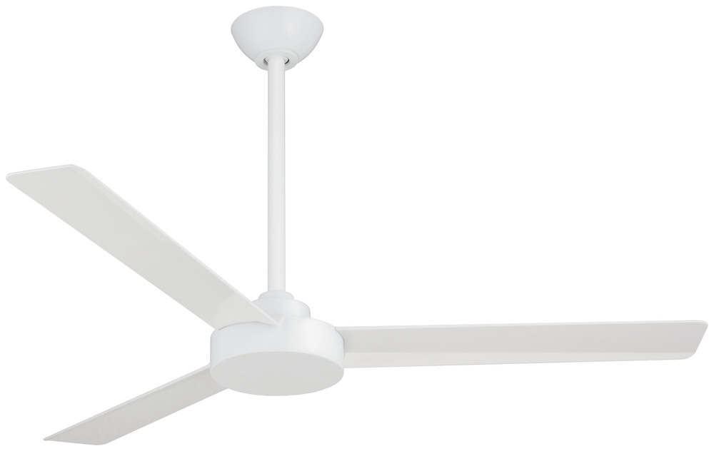 Flat White 52" Ceiling Fan