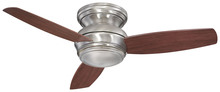  F593L-PW - 44" LED FLUSH MOUNT CEILING FAN