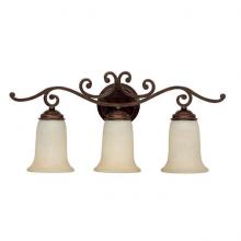 Capital 1483BB-251 - Three Light Burnished Bronze Wall Light