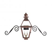 Primo Gas Lanterns JK-31E_MOU - Three Light Moustache Scrolls