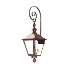 Primo Gas Lanterns OA-36E_TS - Three Light Top Scroll