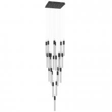 Avenue Lighting HF1904-25-BOA-BK - Boa Collection Black 25 Light Pendant Fixture