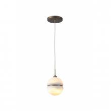 Avenue Lighting HF2900-AB - Sedona 1 Light Round Alabaster Pendant