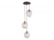 Avenue Lighting HF8143-DBZ-CL - Sonoma Ave. Collection 3 Light Pendant Cluster