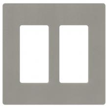 Lutron Electronics SC-2-CS - SATIN WALLPLATE 2G CS