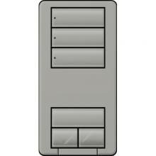 Lutron Electronics RRD-HN3S-GR - CL RA2 HYBRID 3S WALL GRAY