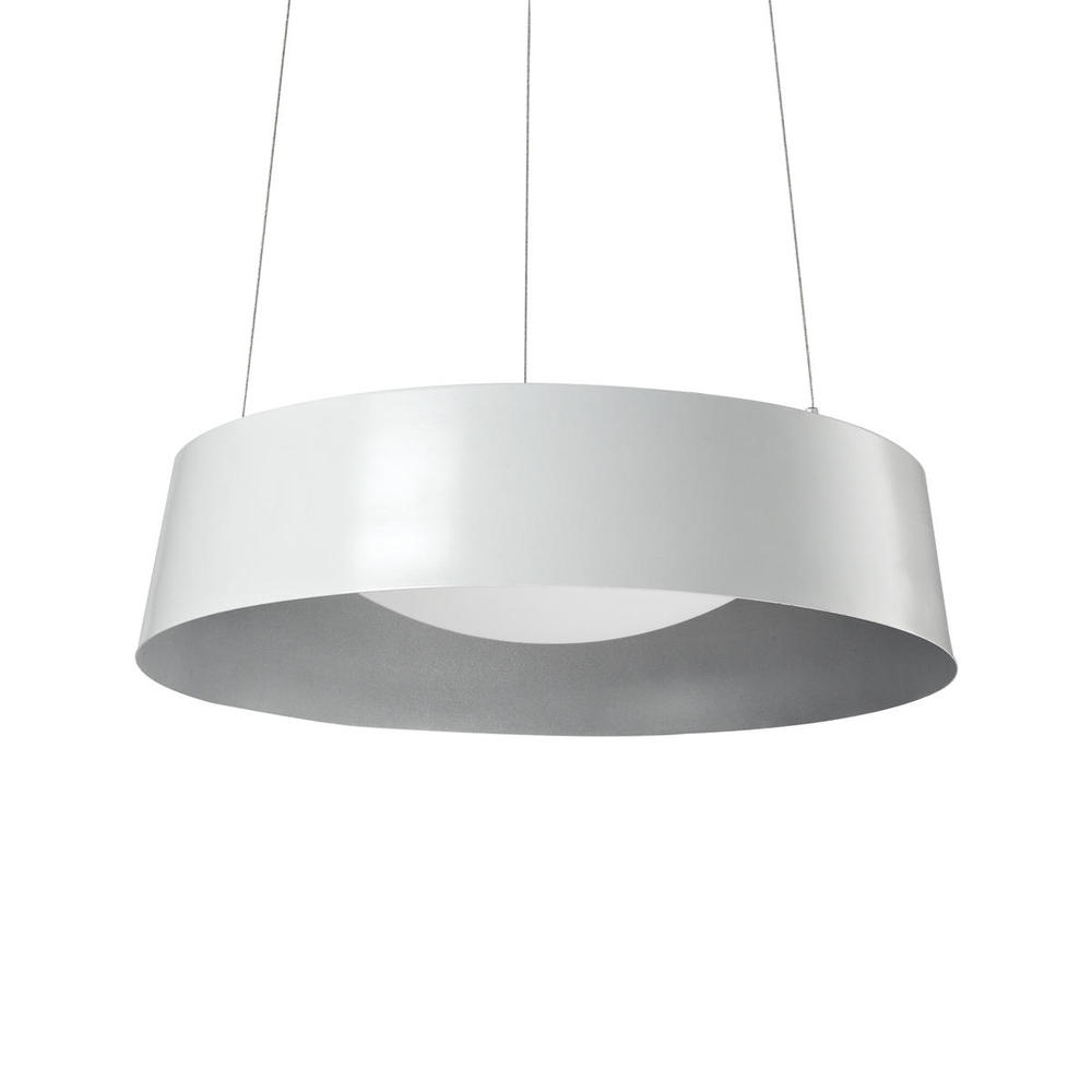 Sampson 17-in White LED Pendant