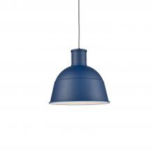 Kuzco Lighting Inc 493522-IB - Irving 22-in Indigo Blue 1 Light Pendant