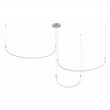 Kuzco Lighting Inc MP89390-BN - Talis 90-in Brushed Nickel LED Multi Pendant