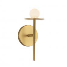 Kuzco Lighting Inc WS15504-BG-UNV - Elixir 4-in Brushed Gold LED Wall Sconce