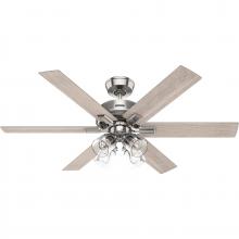 Hunter 52901 - Hunter 52 in Fonthill ENERGY STAR® HunterExpress Brushed Nickel Ceiling Fan w/LED Light Kit