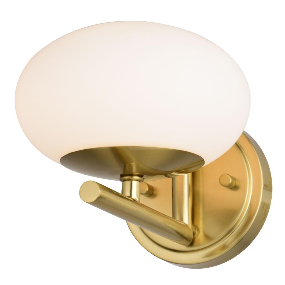 Sloane 1 Light Wall Light Satin Brass