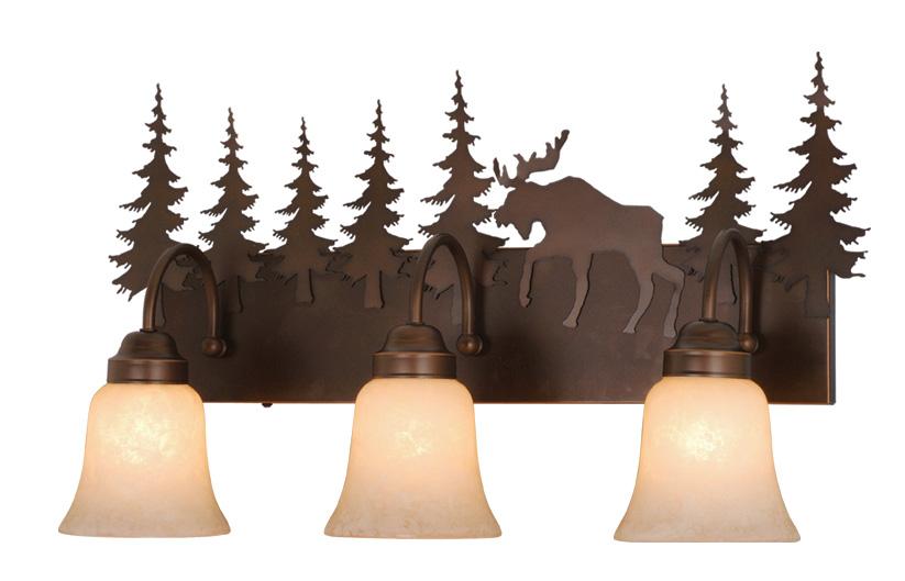 Yellowstone 3L Moose Vanity Burnished Bronze