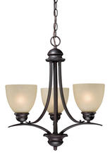 Vaxcel International AL-CHU003OBB - Avalon 3L Mini Chandelier