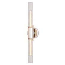 Vaxcel International W0463 - Webster 24.5-in. 2 Light Wall Light Polished Nickel