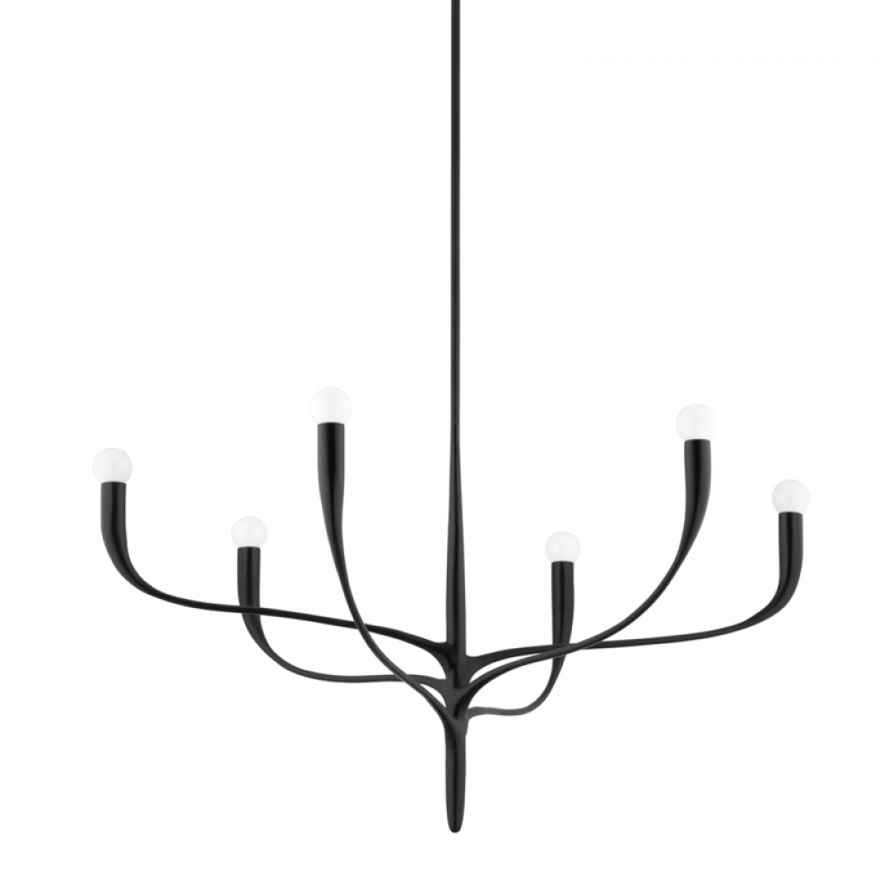 6 LIGHT CHANDELIER