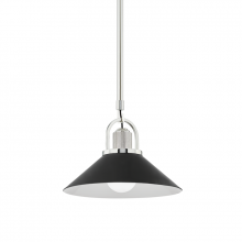 Hudson Valley 2613-PN/BK - 1 LIGHT SMALL PENDANT