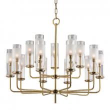 Hudson Valley 3930-AGB - 15 LIGHT CHANDELIER