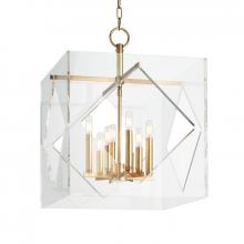 Hudson Valley 5920-AGB - 8 LIGHT PENDANT