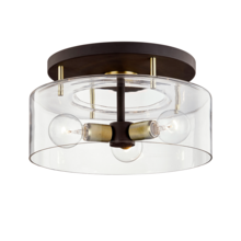 Troy C7542-BRZ/BBA - Bergamot Station Semi Flush