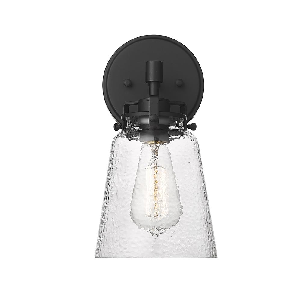 Amberose 1-Light Wall Sconce Matte Black