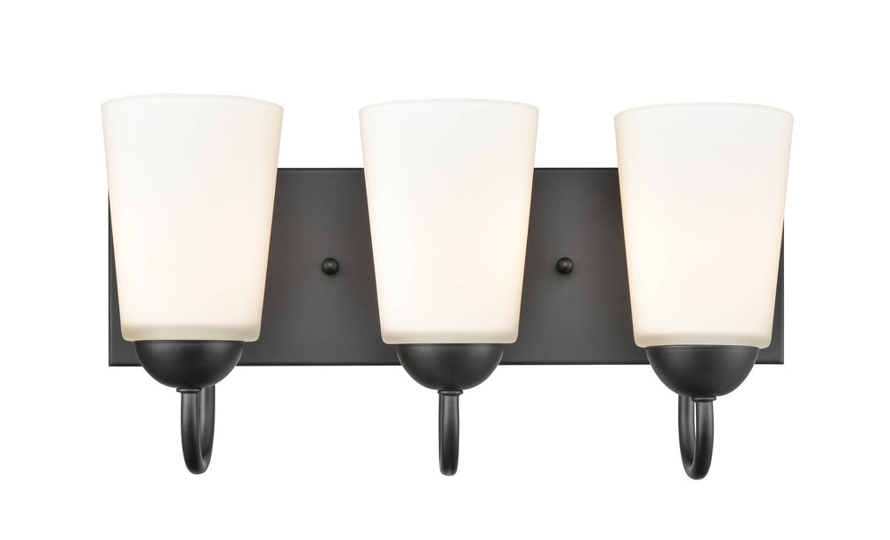 Ivey Lake 3-Light Vanity Matte Black