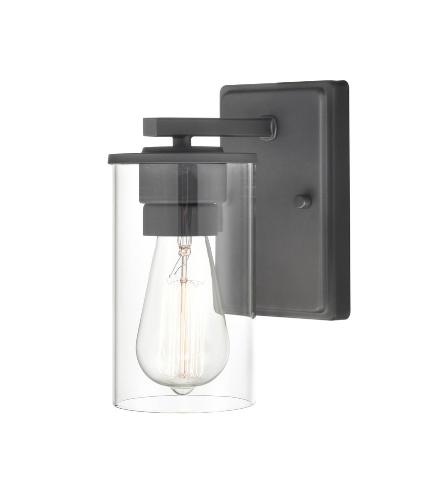 Verlana 1-Light Wall Sconce Matte Black