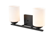 Millennium 3182-MB - Durham 2-Light Vanity Matte Black